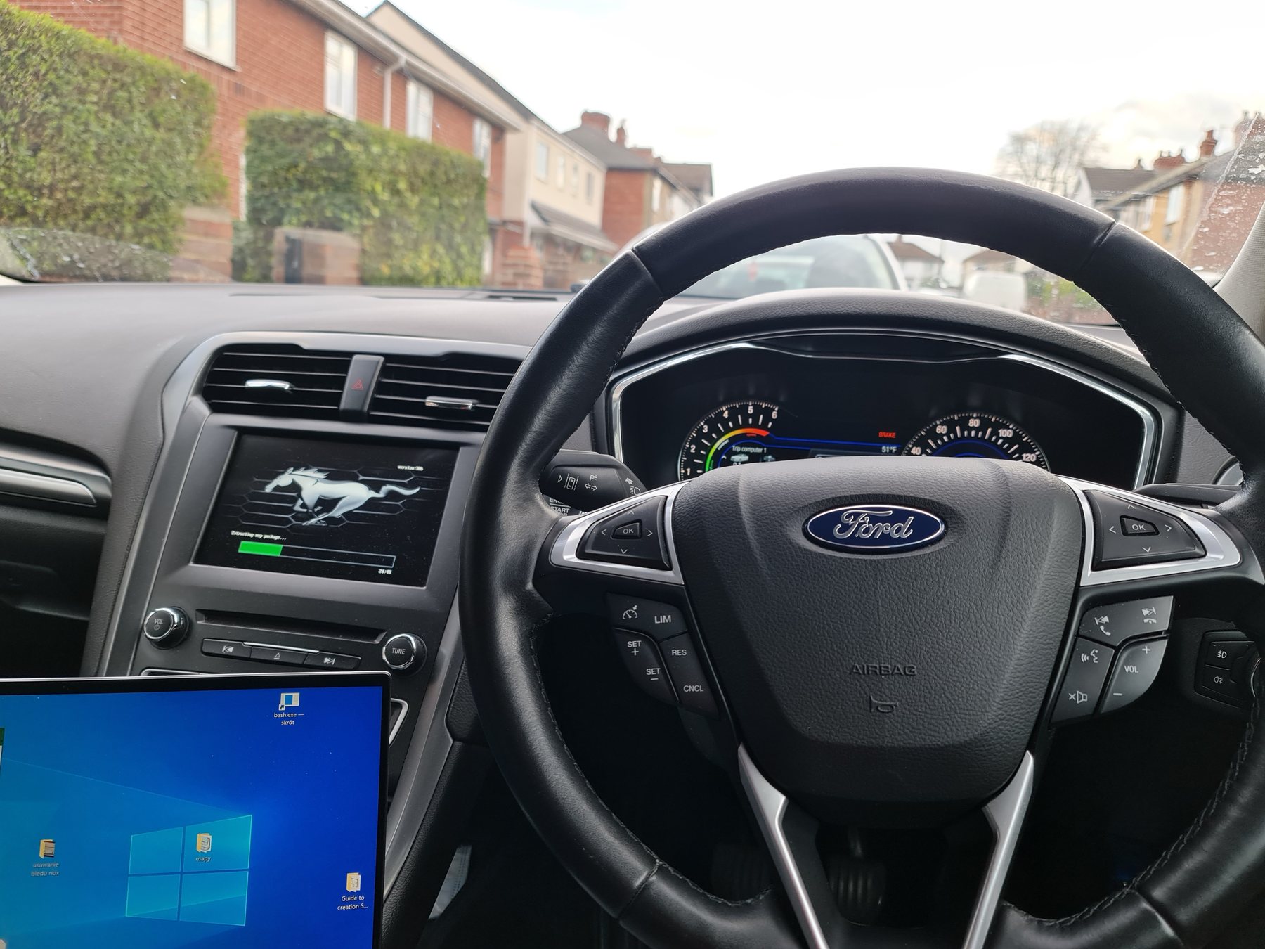Infotainment work on a Ford vehicle