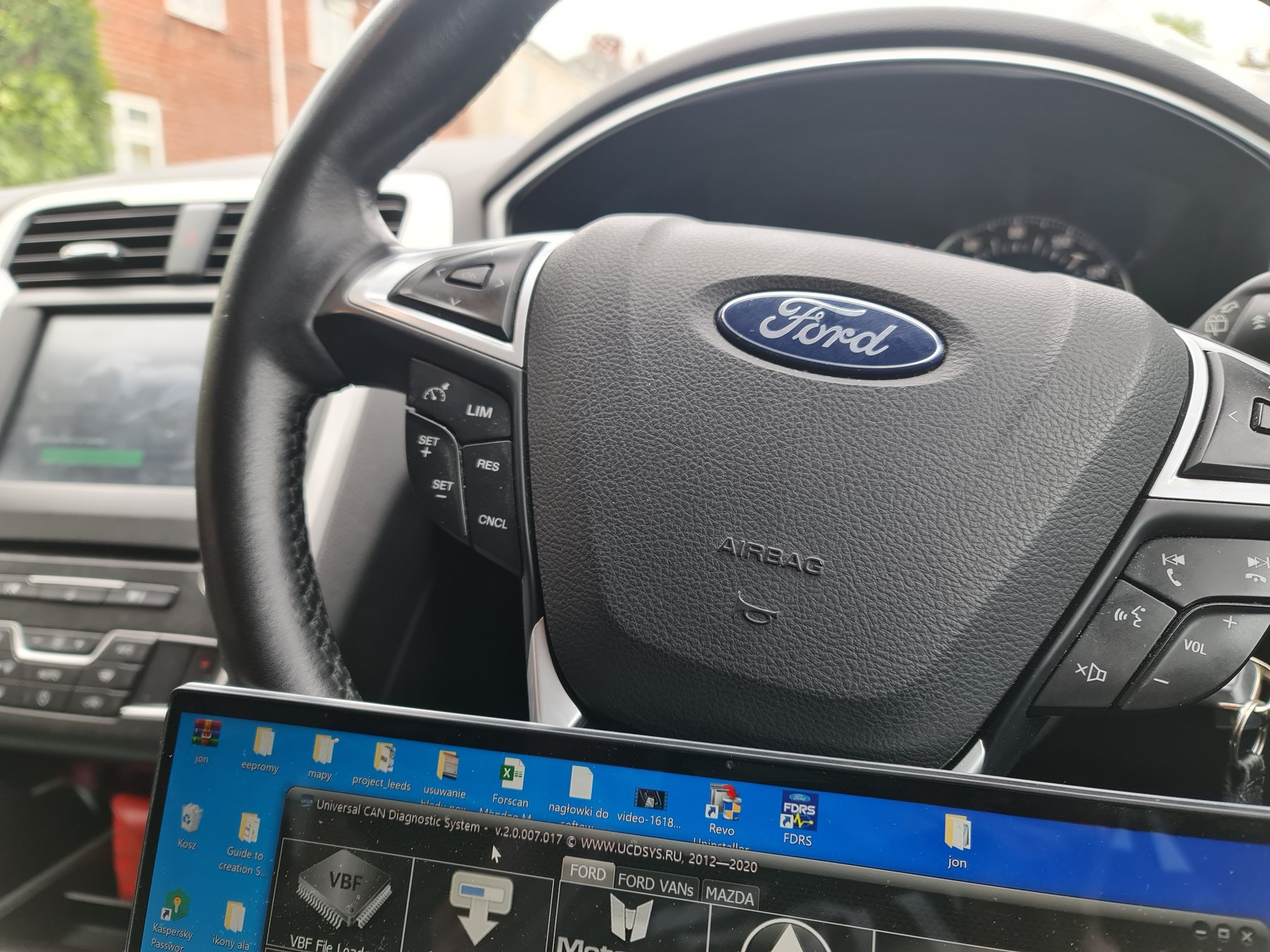 Module programming work on a Ford vehicle