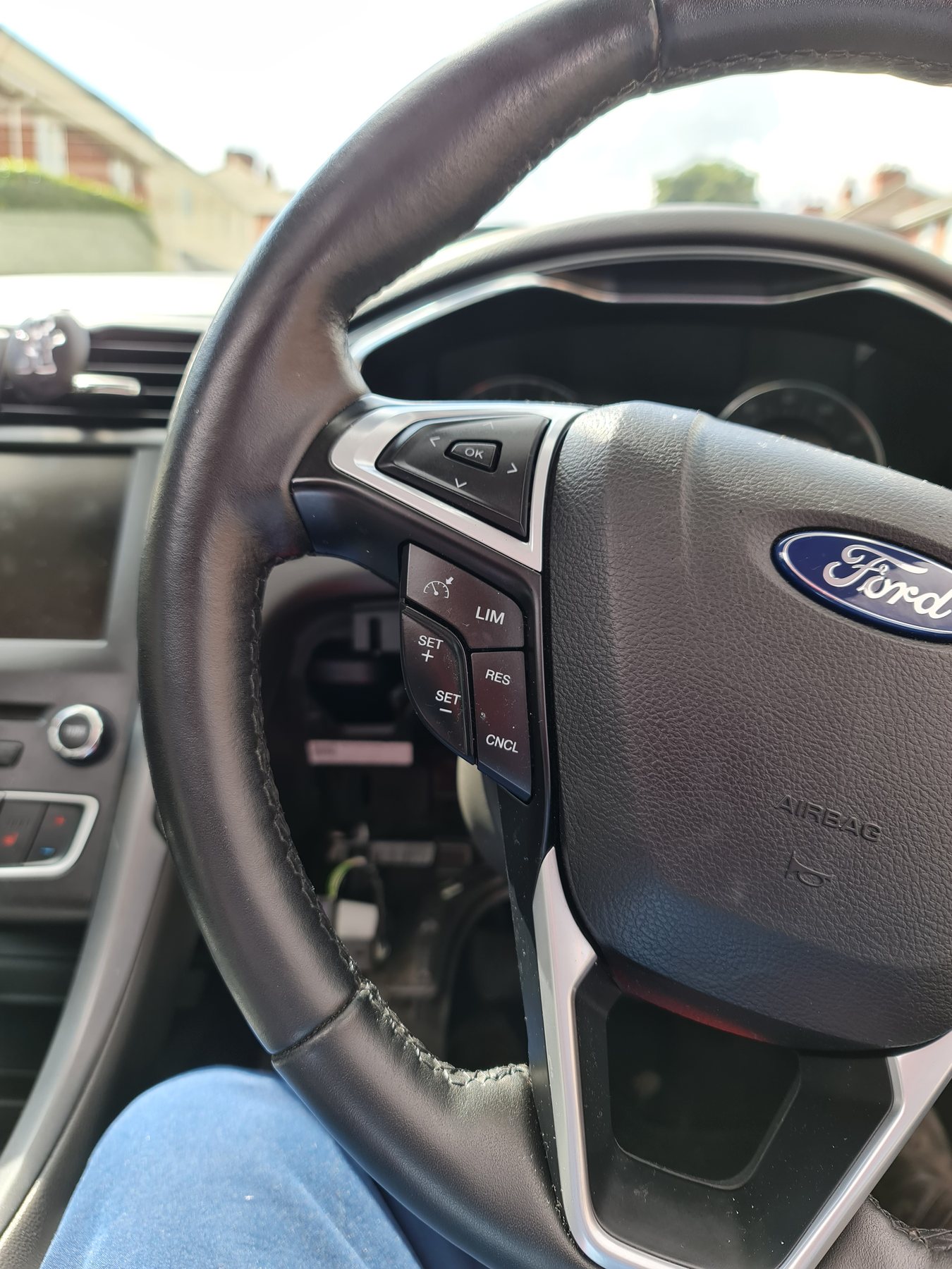 Steering controls work on a Ford vehicle