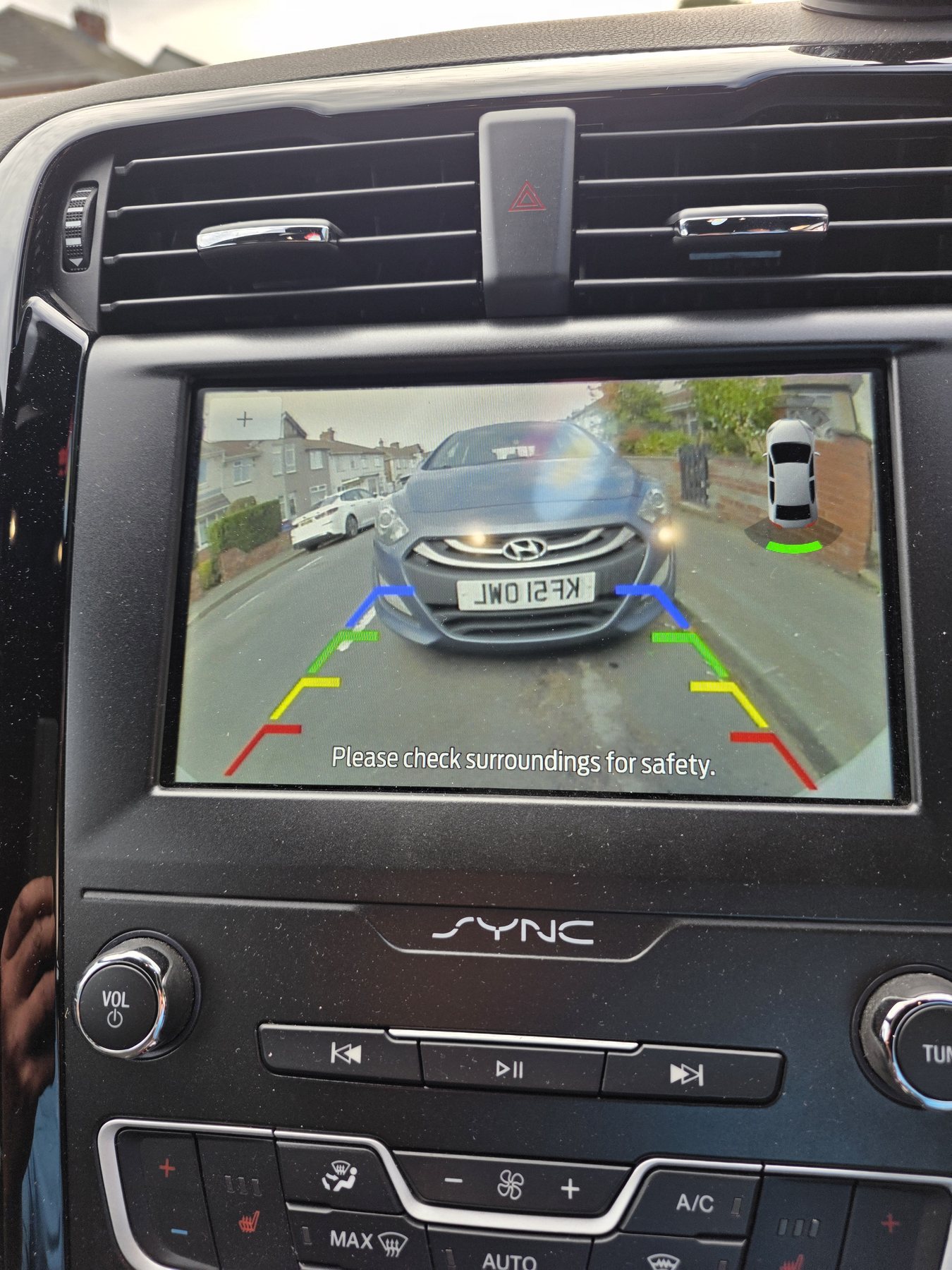 Rear camera work on a Ford vehicle
