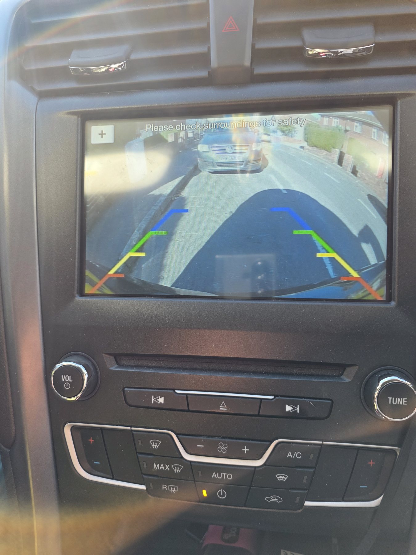 Rear camera work on a Ford vehicle